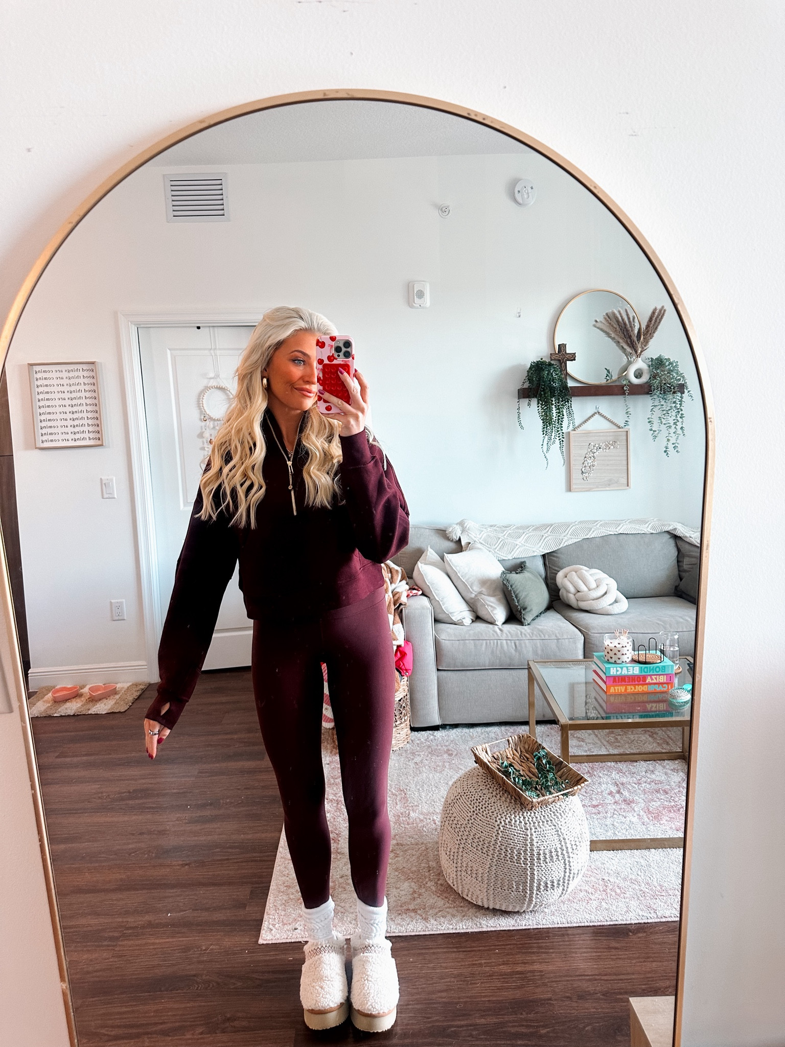 I’m 5’9” wearing a size 6 in the leggings and XS/ S in the hoodie! 

#LTKSeasonal #LTKTravel #LTKStyleTip