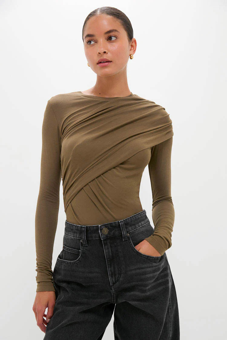 Khaki Dressi Top | Tuckernuck (US)