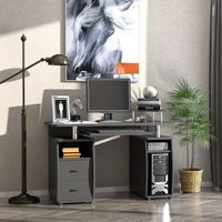 Black Computer Work Station | Debenhams UK