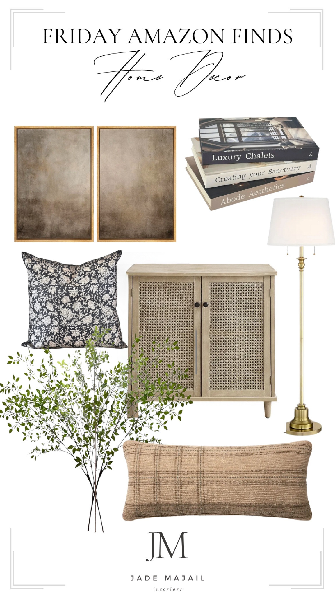 Friday Amazon Finds - home decor! ✨

Accent pillow, brass floor lamp, moody wall art, coffee table books, faux greenery, transitional style pillow, home accents, modern moody home decor, Amazon 

#LTKSaleAlert #LTKHome #LTKFamily