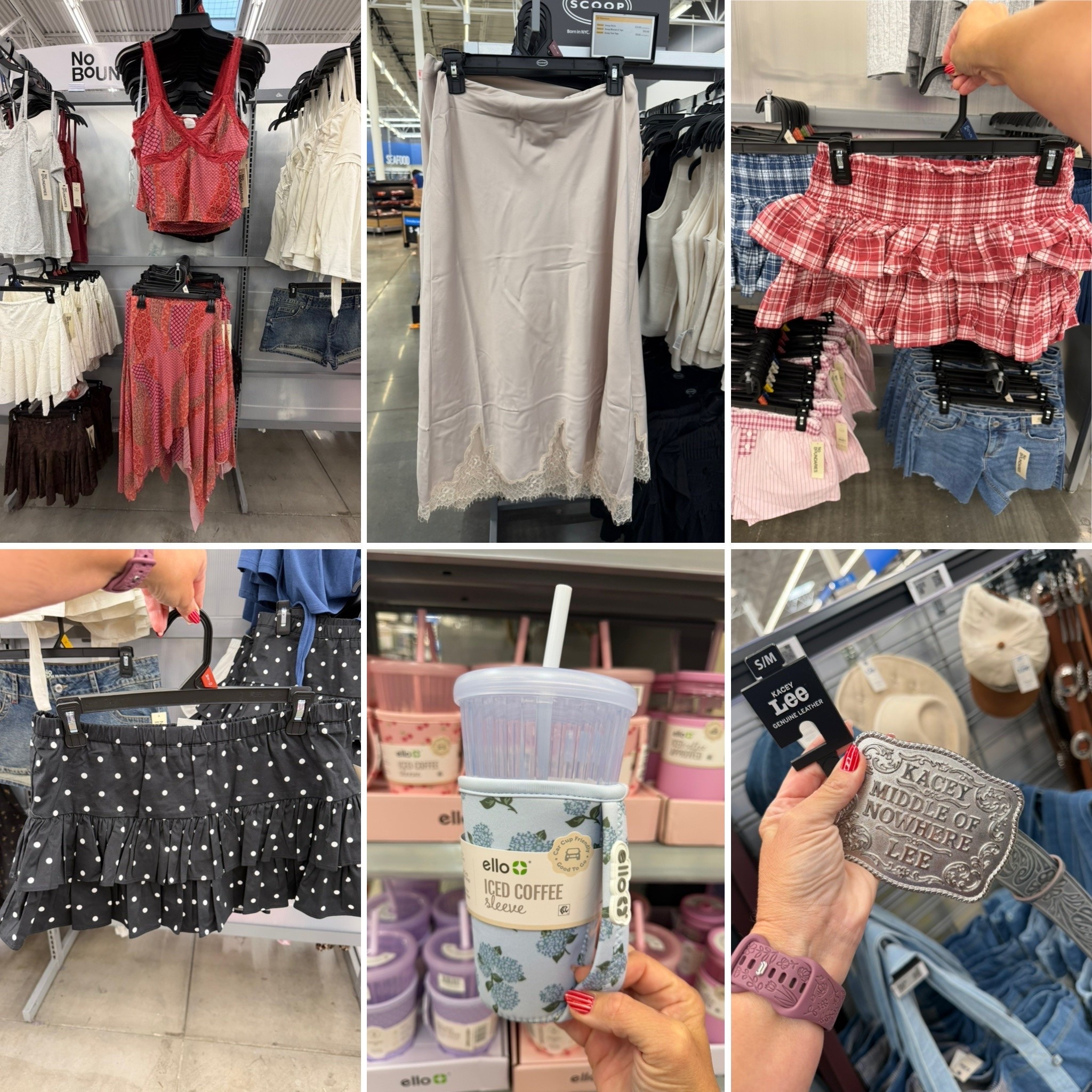 summer outfits

New summer arrivals at Walmart 

Scoop Women's Midi Slip Skirt with Lace Trim,

No Boundaries
Asymmetrical Mesh Midi Skirt,

No Boundaries Mesh Lace Triangle Tank Top,

No Boundaries Game Day Woven Skirt,

No Boundaries Ruffle Mini
Skort

Kacey Lee Women's Leather
Belt with Middle of Nowhere Buckle

Ello Iced Coffee Cooler
240z Plastic Blue
Hydrangea

#LTKootd #LTKBeauty #LTKselfcare