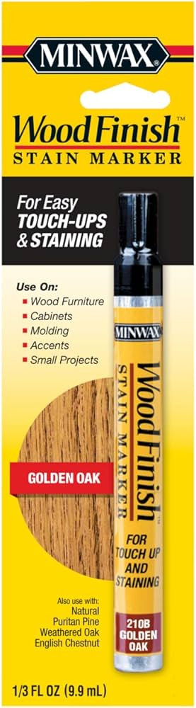 1/3 oz Minwax 63481 Golden Oak Wood Finish Stain Marker | Amazon (US)