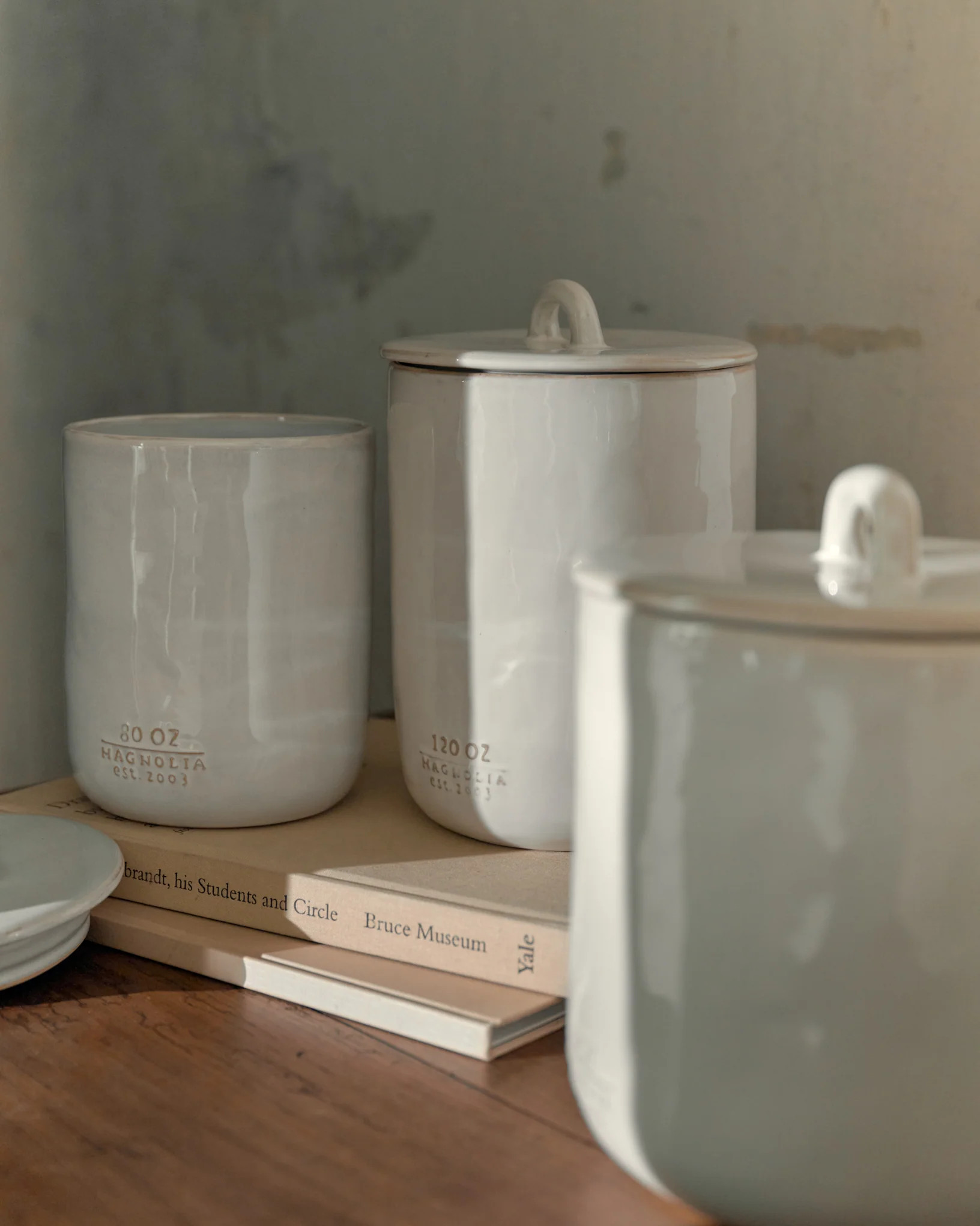 Mia Ceramic Canister | Magnolia