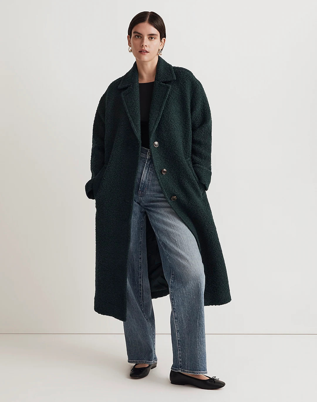 The Alonzo Coat in Bouclé | Madewell
