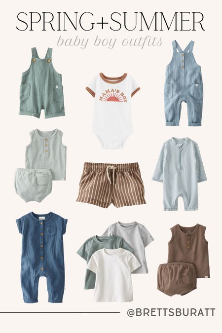 Baby boy outfits for spring and summer // swimwear, basics, baby ootd, Carter’s 

#LTKbaby