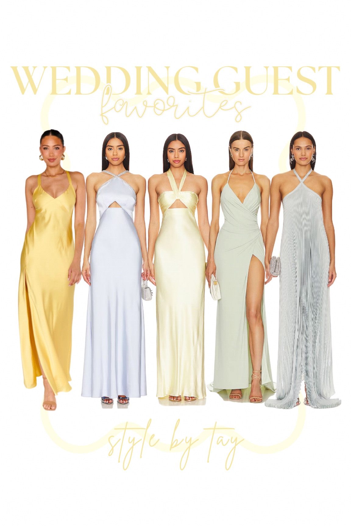Love these yellow, green, and blue wedding guest dresses! 

spring wedding guest dress, summer wedding guest dress, green wedding guest dress, blue wedding guest dress, yellow wedding guest dress 

#LTKSeasonal #LTKWedding #LTKStyleTip