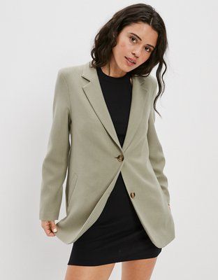 AE Solid Blazer | American Eagle Outfitters (US & CA)
