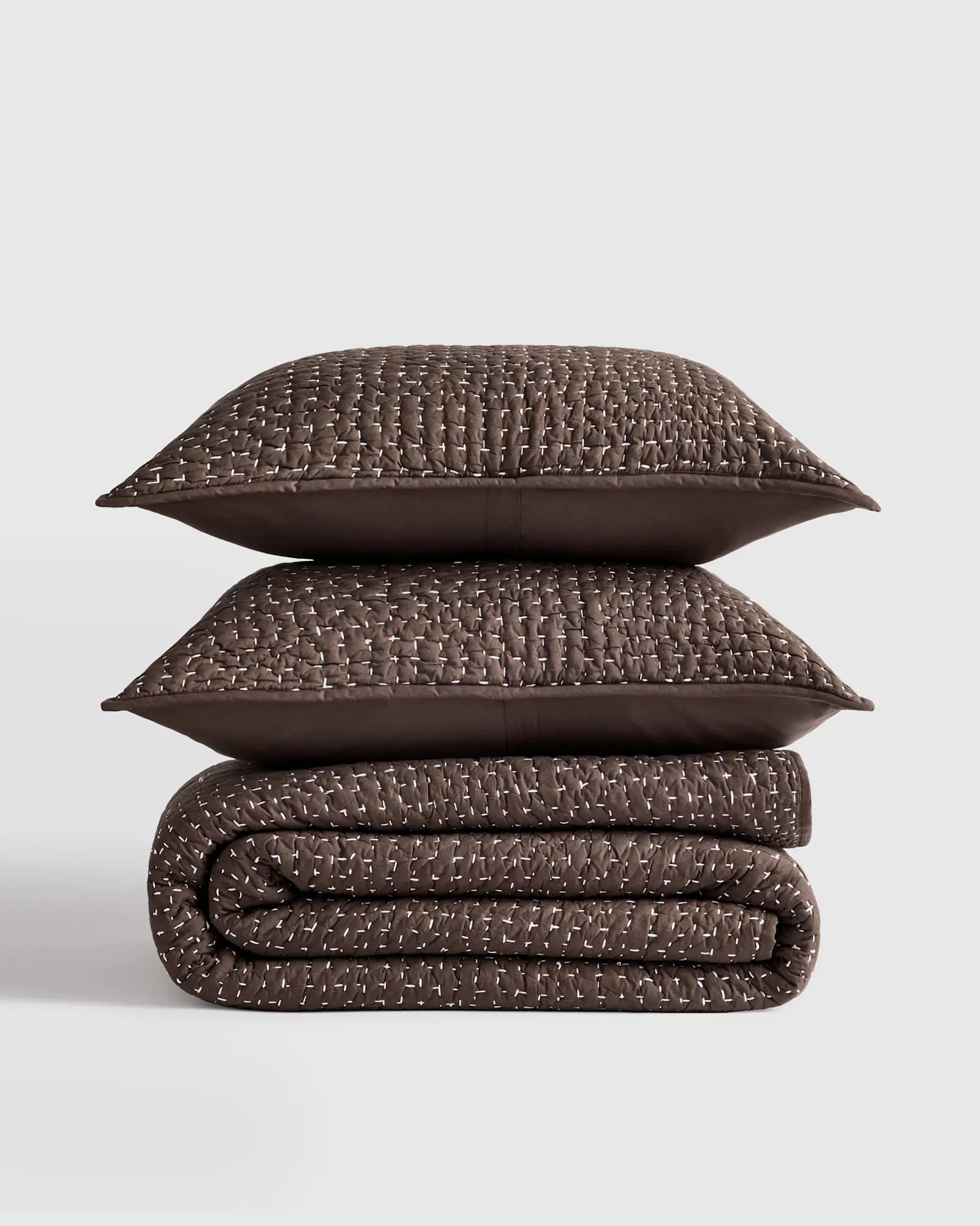 Organic Cotton Hand Stitched Quilt Set | Quince