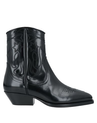 Sandro Woman Ankle boots Black Size 5.5 Leather | YOOX (US)