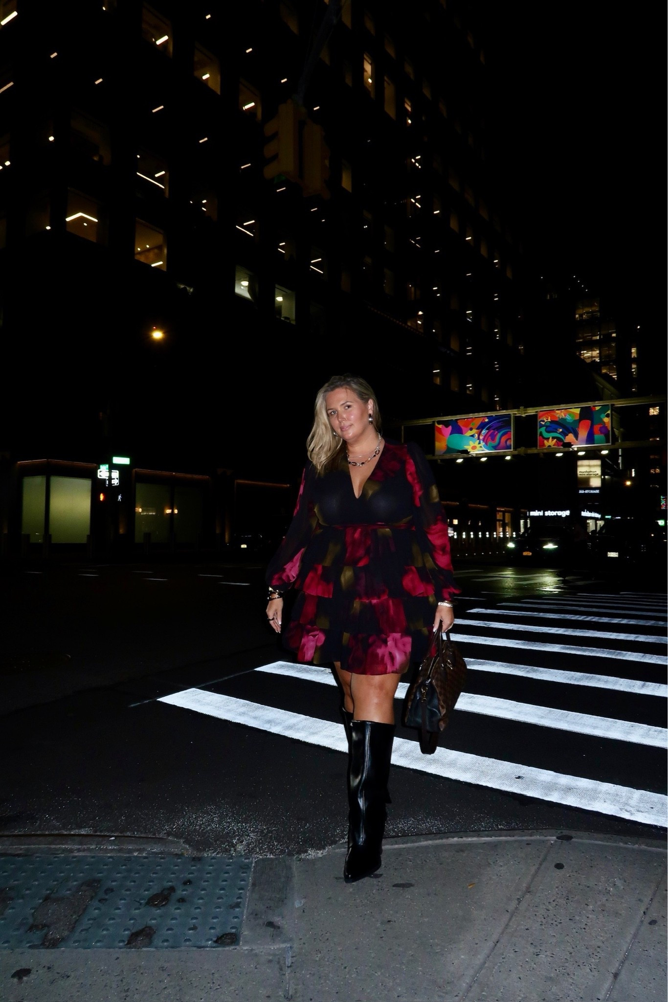 Dinner in NYC! Wearing a size 18. Plus size, outfit inspo, NYFW, apron belly, mom life, dresses

#LTKPlusSize #LTKMidsize #LTKSeasonal