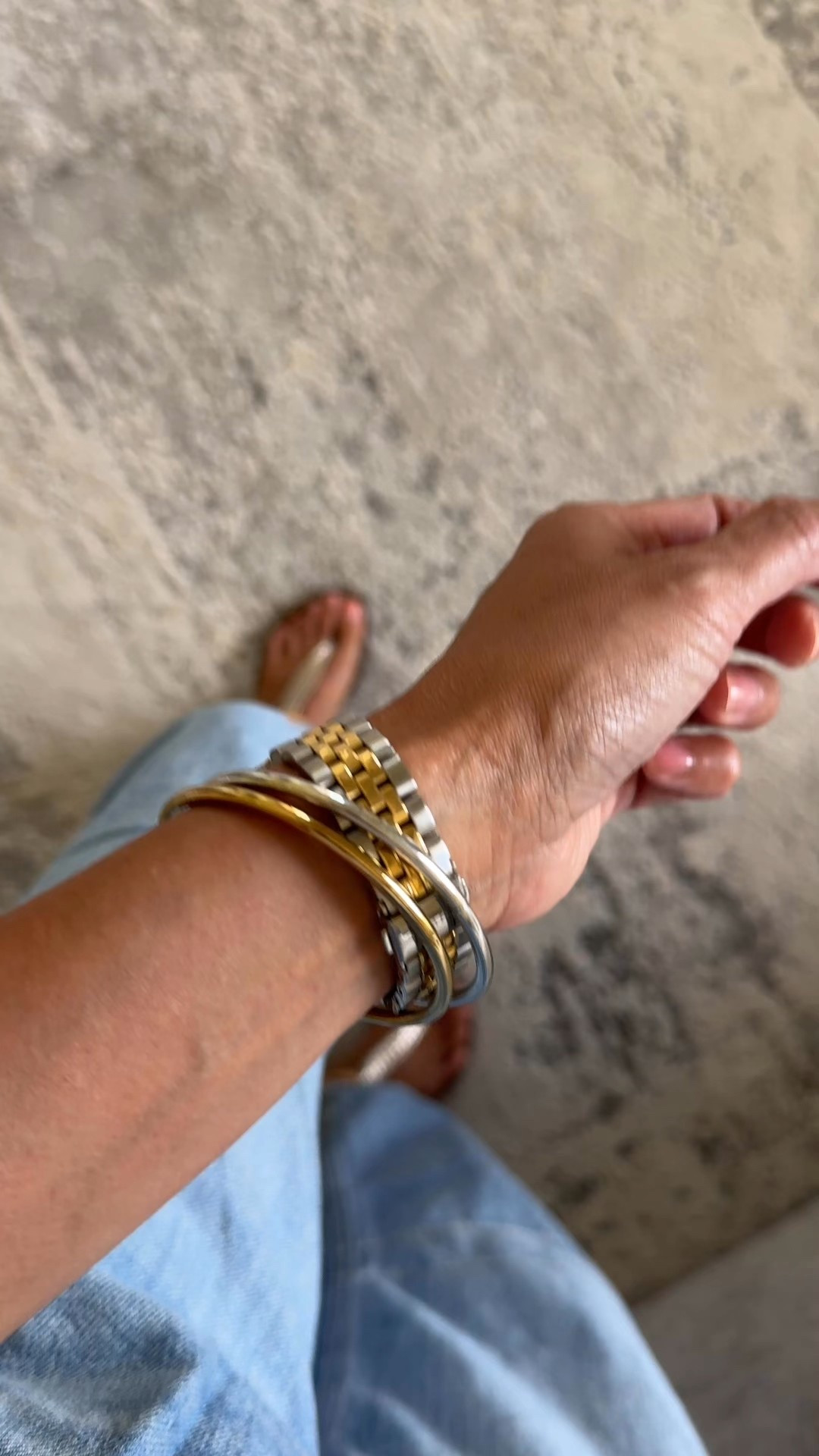 My most worn bracelets over the last year. Currently on a rare sale at 25% off. 
-I wear some combination of them almost daily, especially the lightweight and water durable slim bangles. 
-They go with casual to dressy outfits, have size options, and come in gold or silver tones. 
-Linking the bracelets I have seen here, plus other picks from the sale. 


#LTKFindsUnder100 #LTKStyleTip #LTKOver40