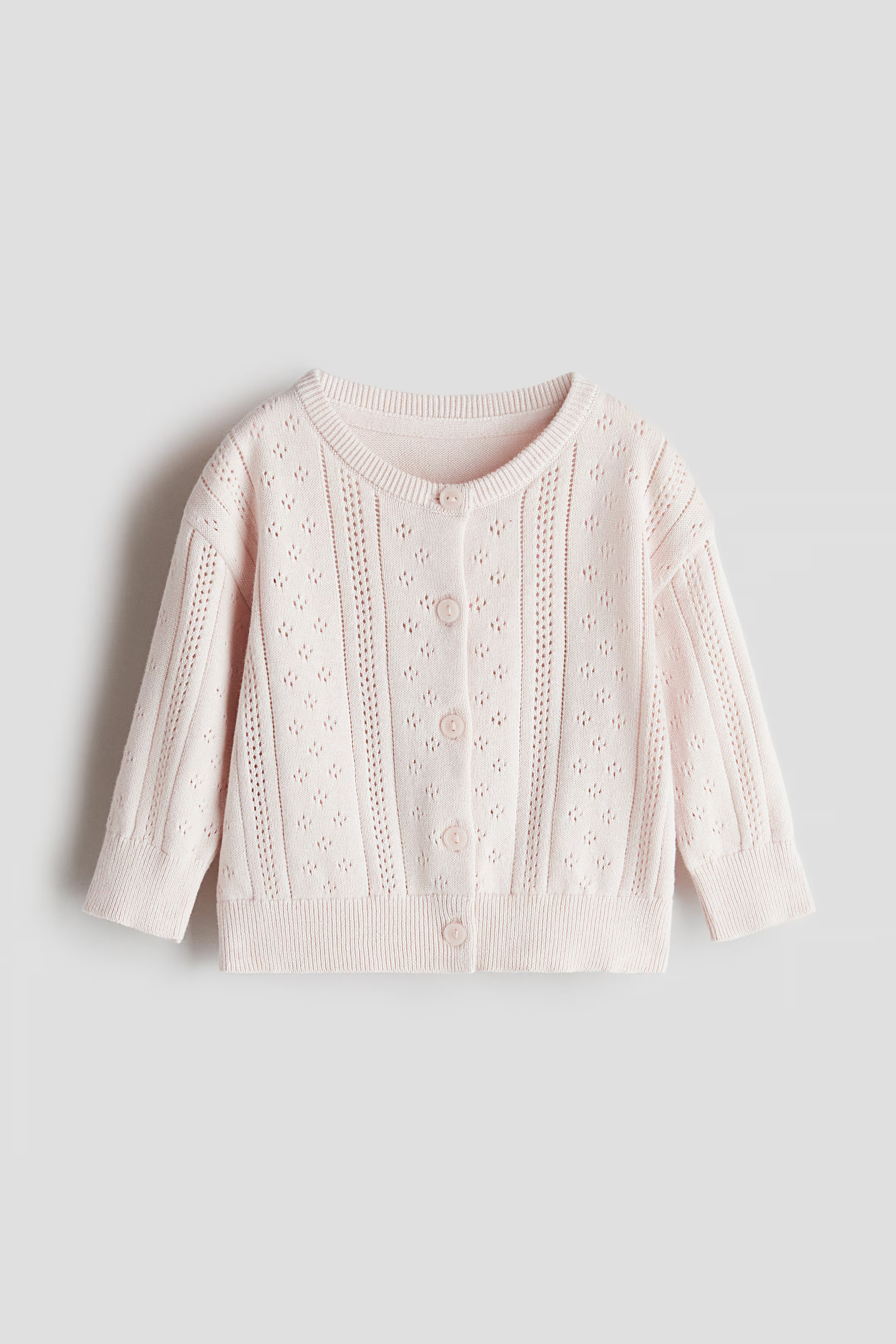 Pattern-knit Cotton Cardigan | H&M (US + CA)