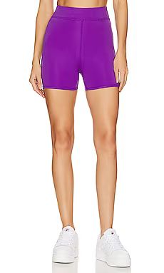 Camila Coelho Palmira 4 Inch Bike Short in Royal Purple from Revolve.com | Revolve Clothing (Global)