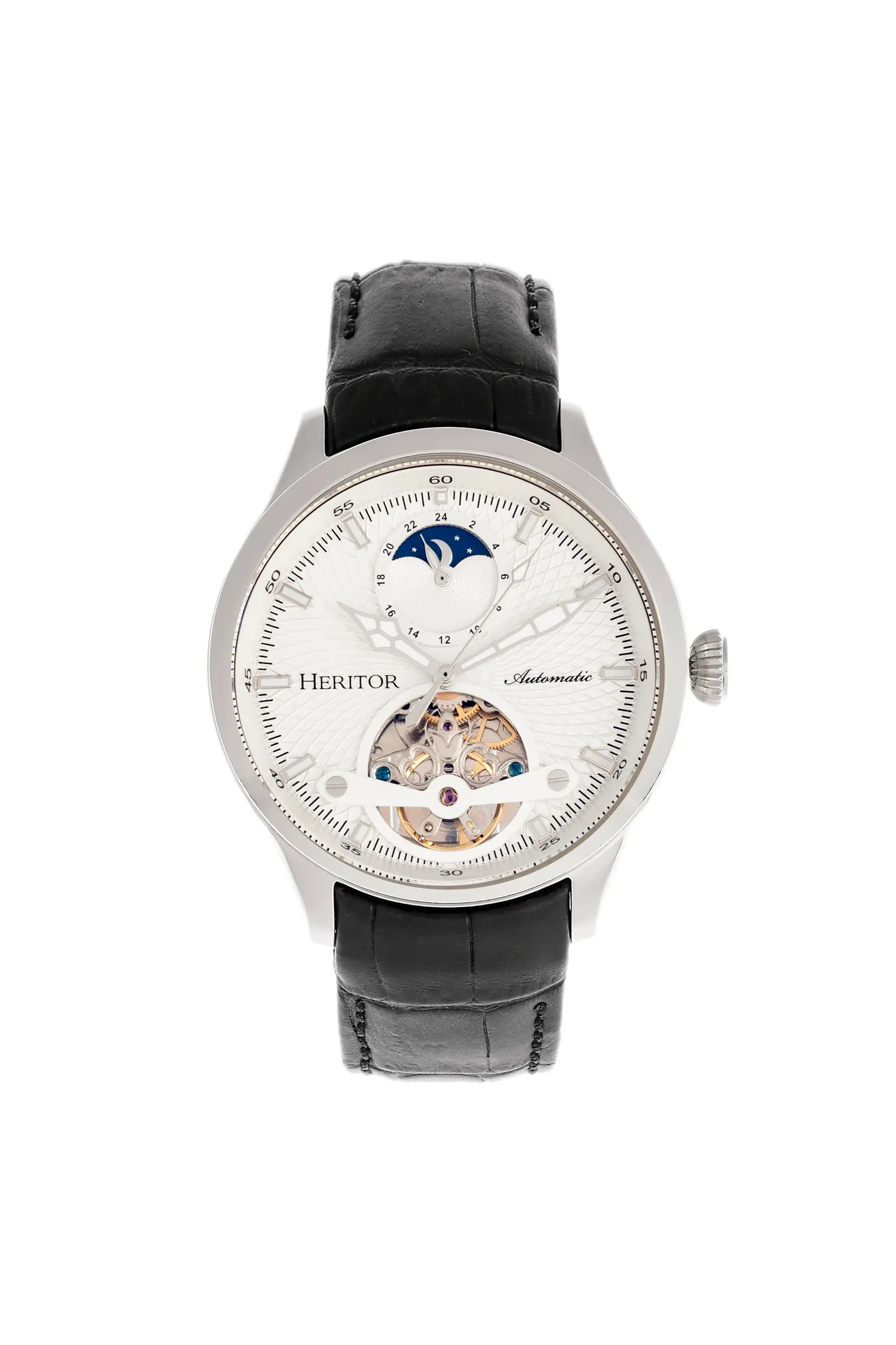 Gregory Semi-Skeleton Leather-Band Watch (Men) | Nordstrom | Nordstrom