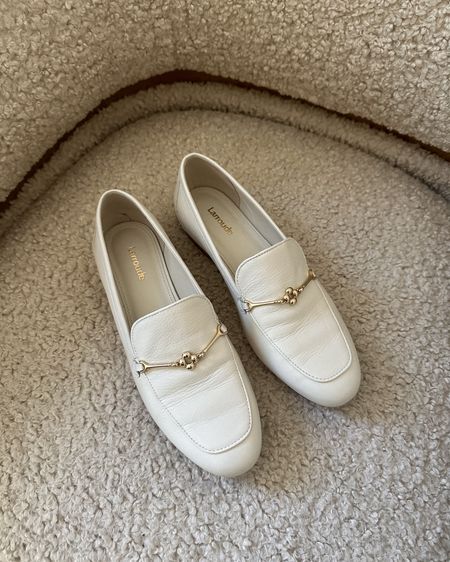 White loafers fit tts! #bloomingdales #ad @bloomingdales 

#LTKShoeCrush #LTKStyleTip
