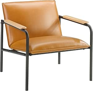 Sauder Boulevard Café Lounge Chair, Camel finish | Amazon (US)