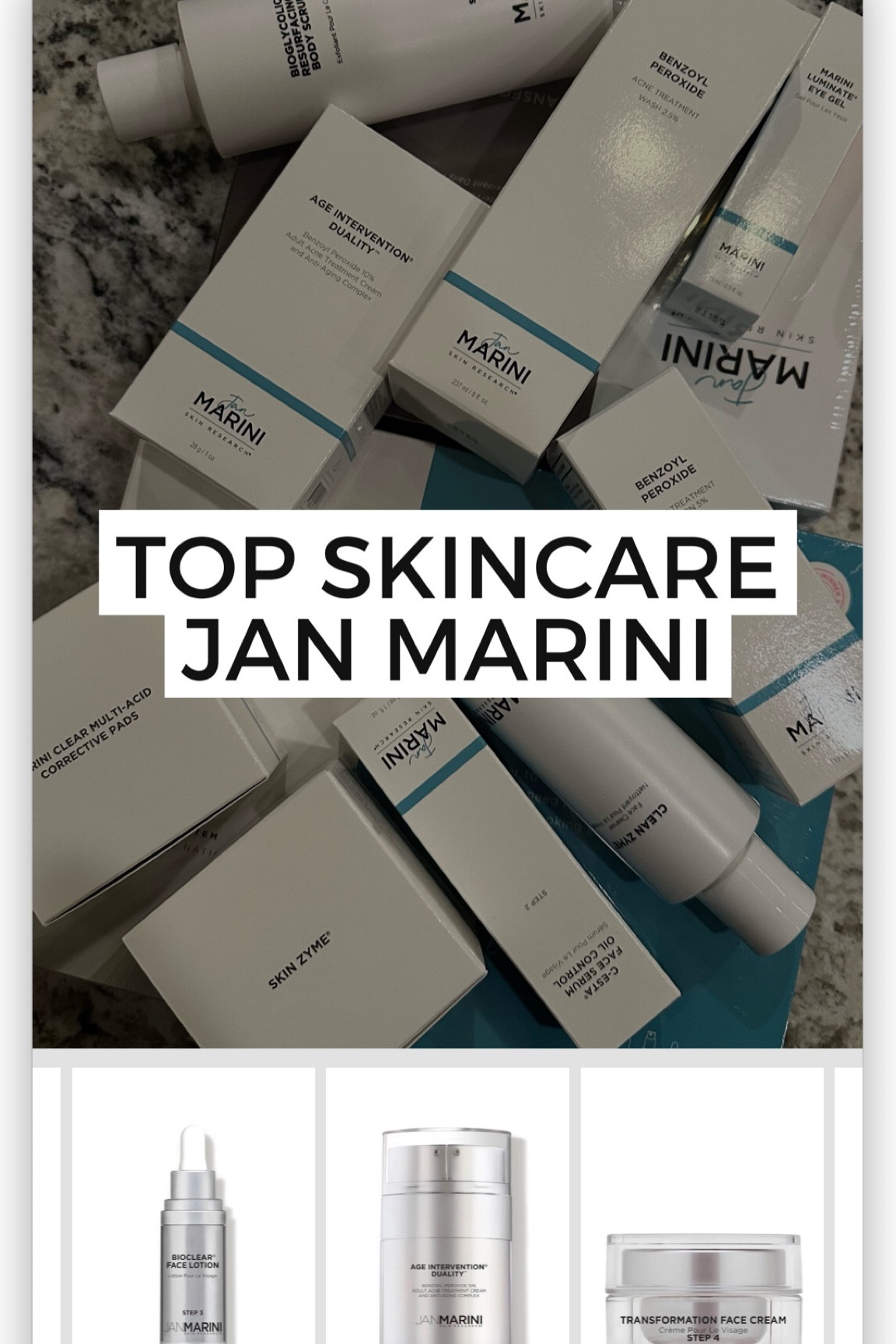 Top medical grade skincare that has transformed my skin entirely! Removed acne, texture, discoloring, and more.

#skincare #selfcare #skinproduct #moisturizer #serum #cleanser #janmarini

#LTKhome #LTKbeauty