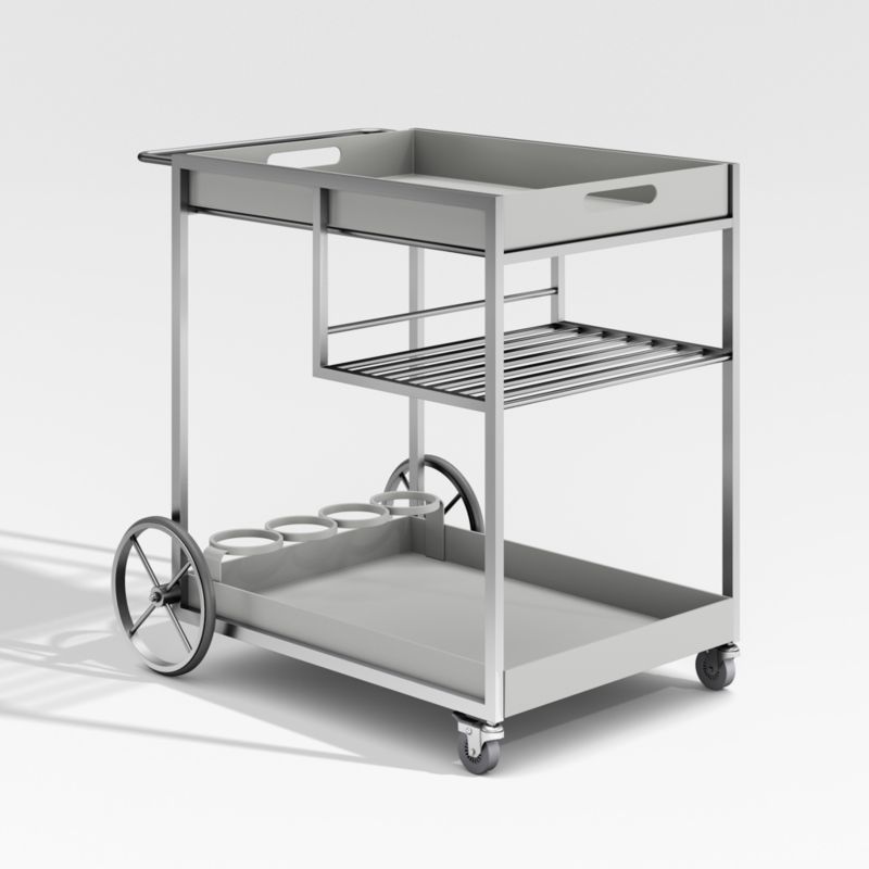 Dune Bar Cart + Reviews | Crate and Barrel | Crate & Barrel