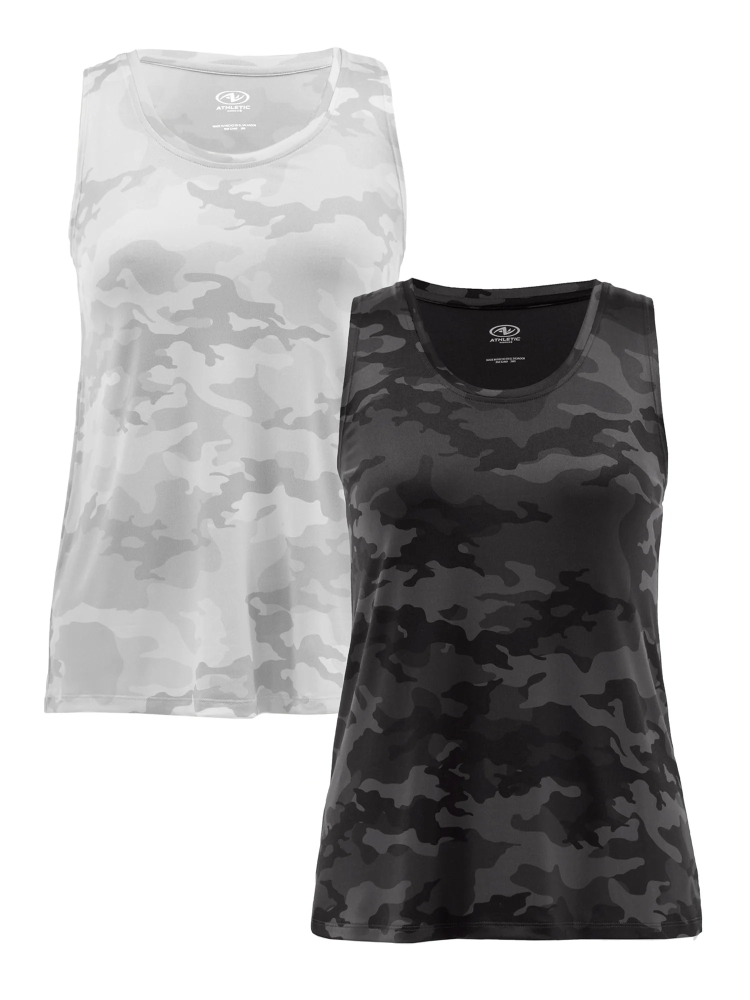 Athletic Works Women's Core Active Racerback Tank, 2 pack - Walmart.com | Walmart (US)