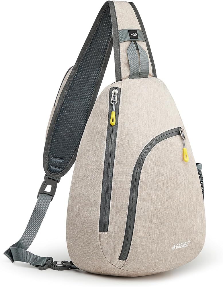 G4Free RFID Sling Bag Crossbody Backpack Casual Chest Shoulder Daypack Gym Bag for Hiking Travel 7L | Amazon (US)