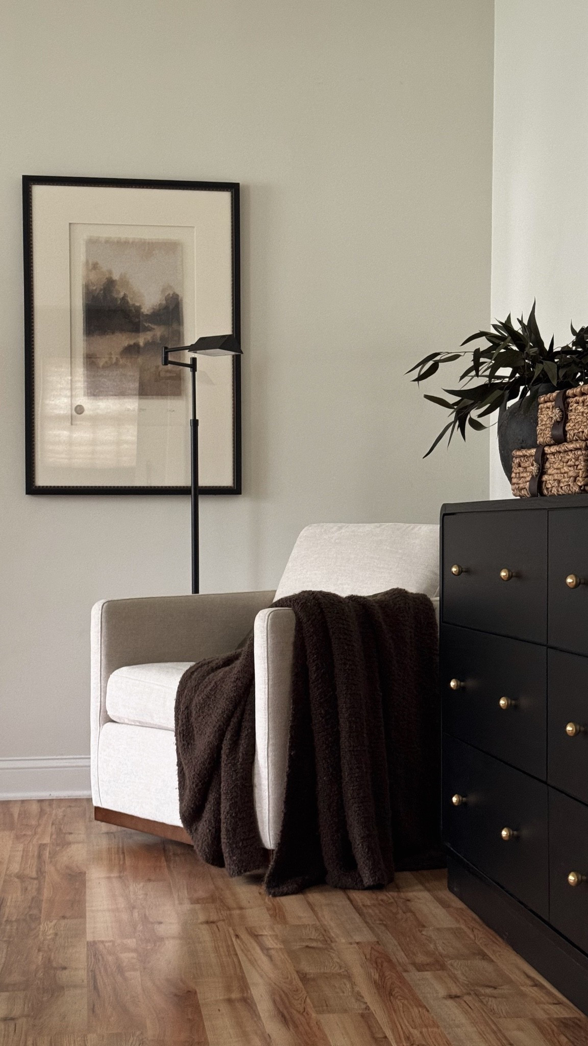 Reading nook, reading corner, accent chair, bedroom dresser

#LTKHome