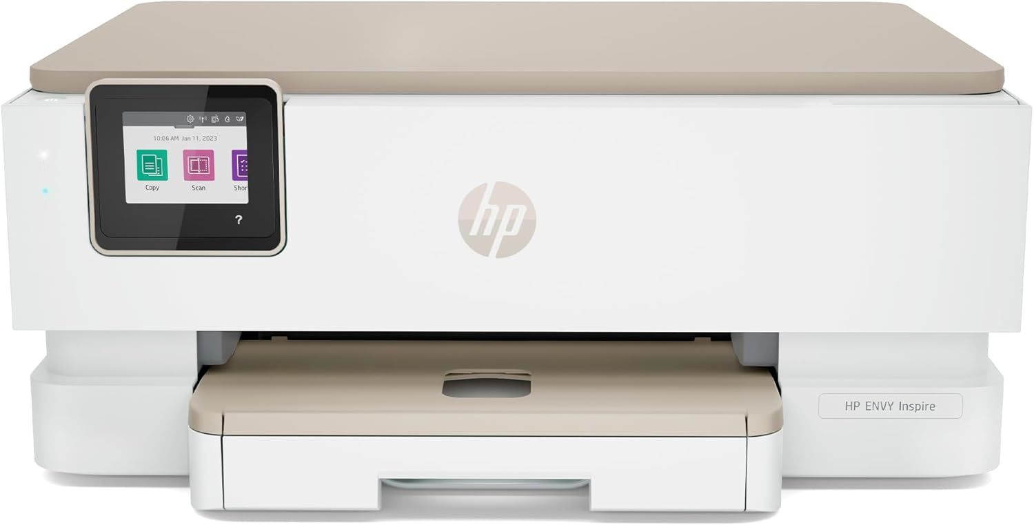 HP ENVY Inspire 7255e Wireless Color Thermal Inkjet Printer, Print, scan, copy, Easy setup,Mobile... | Amazon (US)