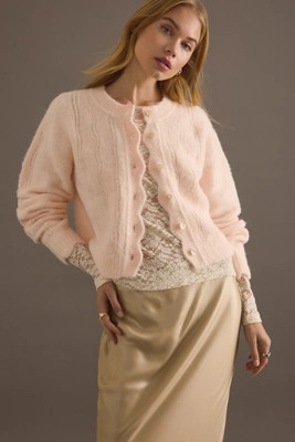 By Anthropologie Scallop Crew Cardigan | Anthropologie (UK)