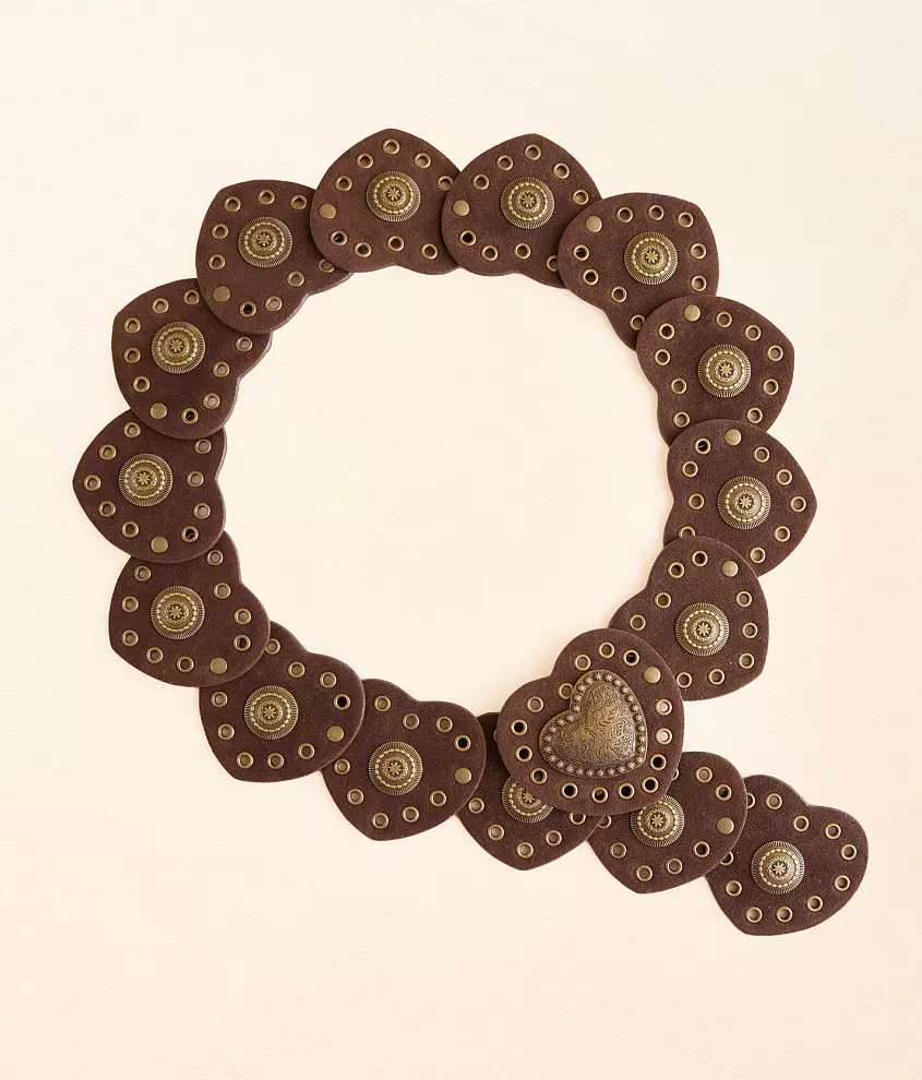 Concho Heart Belt | Buckle