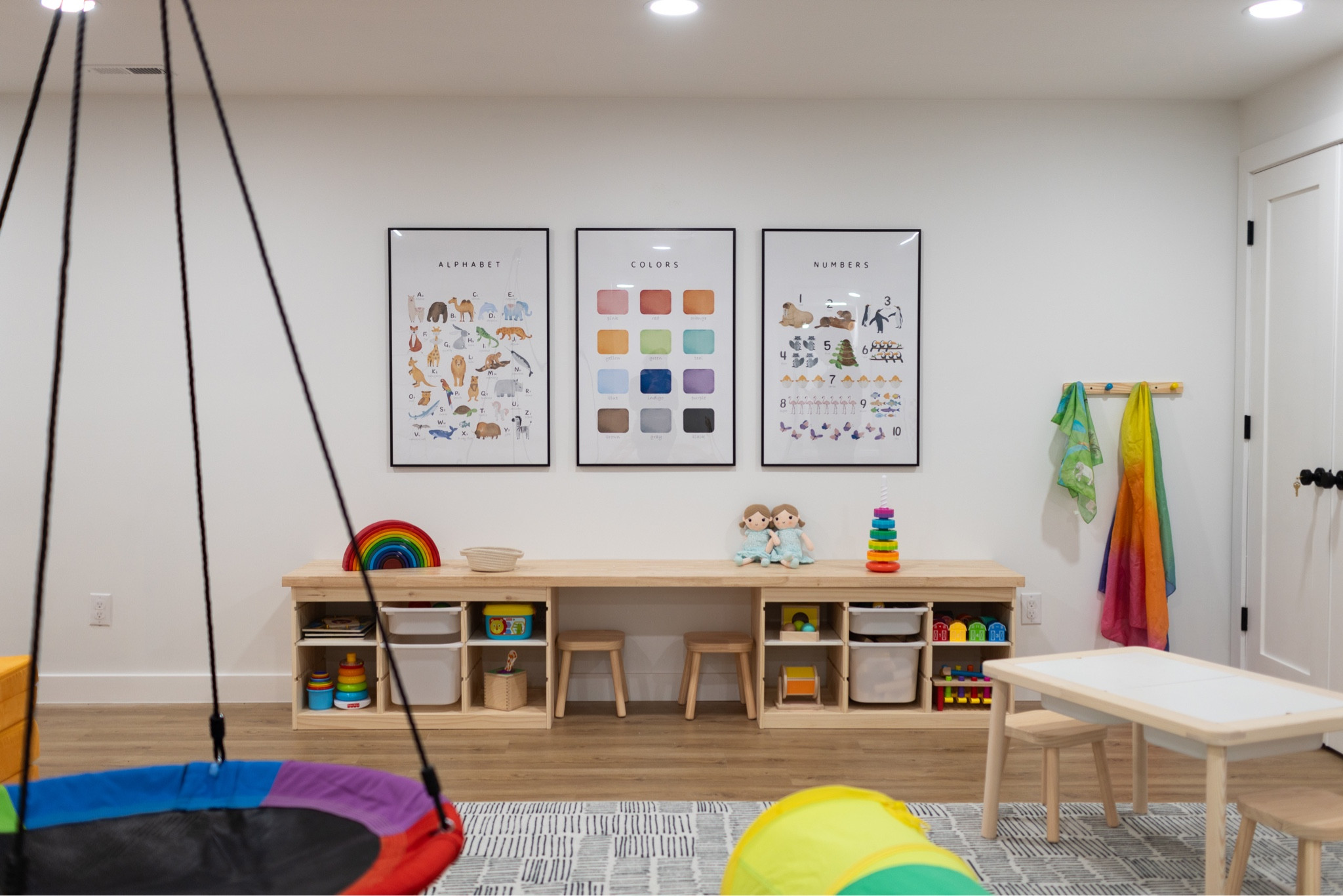 The kids playroom