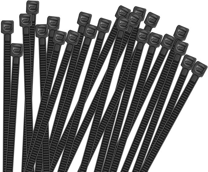TEVADO 100 Pack Cable Zip Ties Heavy Duty 8 Inch, Premium Plastic Wire Ties with 50 Pounds Tensil... | Amazon (US)