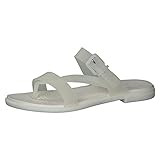 Amazon.com | Crocs Women's Tulum Toe Post Sandals, Oyster/Tan, 7 | Slides | Amazon (US)