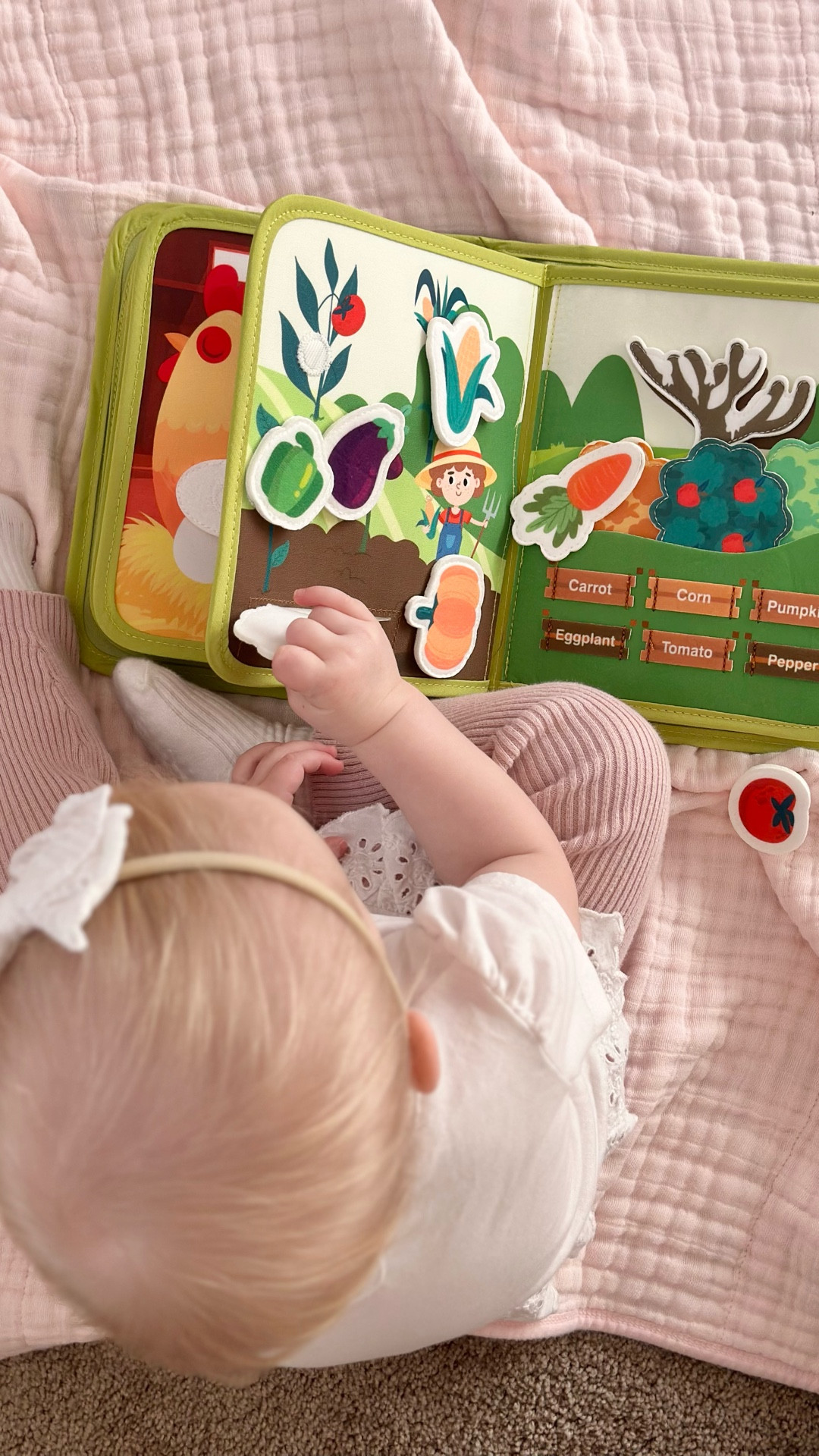 👧🏼 Blake has been loving her new busy book! It’s so sweet watching her focus and play independently with it 🚜🐖🐓🌾🐄

If you’re traveling for the holidays this would be a great activity to take with! 🎁
•
•
•
•
#ToddlerActivities #ToddlerLife #HolidaySeason #MomLife #ChristmasGiftIdeas 

#LTKTravel #LTKKids #LTKHoliday
