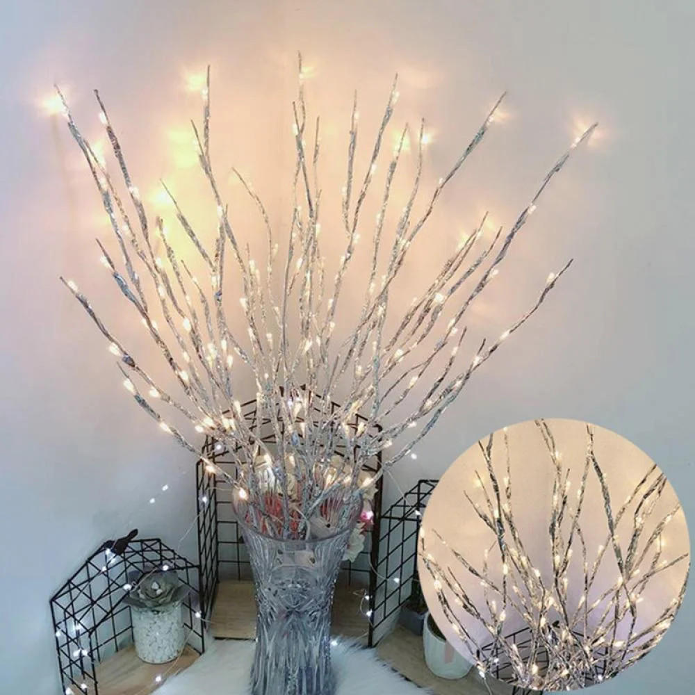 Branch Lights 30" 20LED Lighted Branches Battery Operated Warm White Led Twigs Lighted Willow Bra... | Walmart (US)
