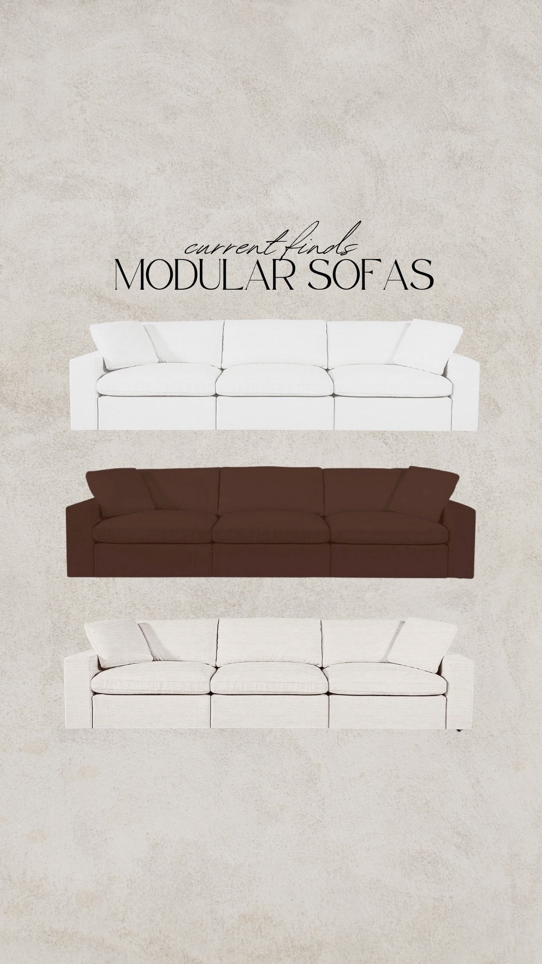 Cloud couch dupe, modular sectional, washable sofa, washable sectional, performance fabric, velvet sofa, linen sofa, woven sofa, white sofa, beige sofa, brown sofaa

#LTKHome #LTKSeasonal #LTKSaleAlert