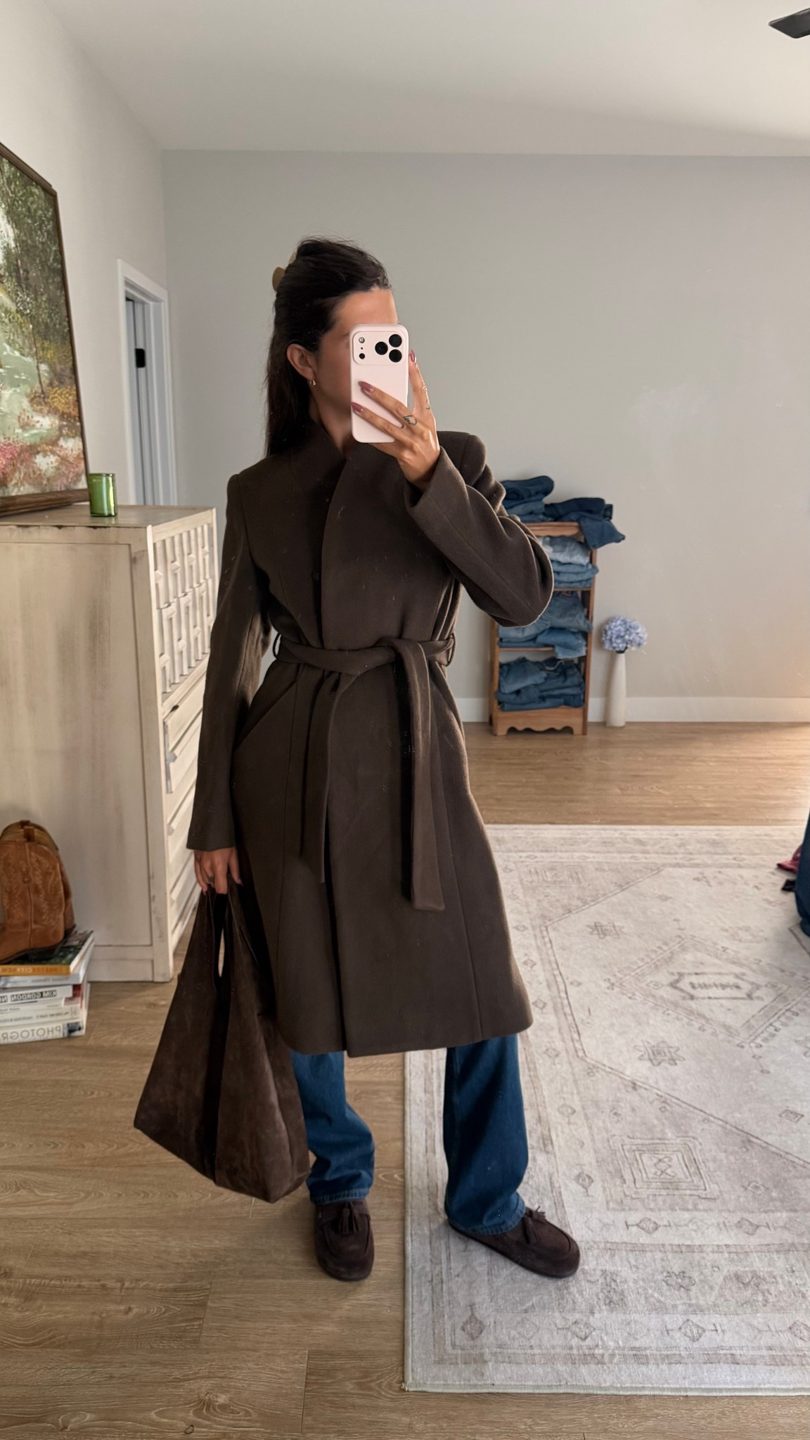 Fave fall coat! I’m wearing a size m! It’s made to be more fitted on the body so I could probably just wear longsleeve under! Size up if you want to layer more  

#LTKSeasonal #LTKTall #LTKStyleTip