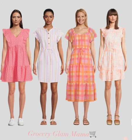 New spring dresses @walmart #ad #walmartfashion I love these colors!!! So pretty for Easter and all summer long!

#LTKFind #LTKunder50