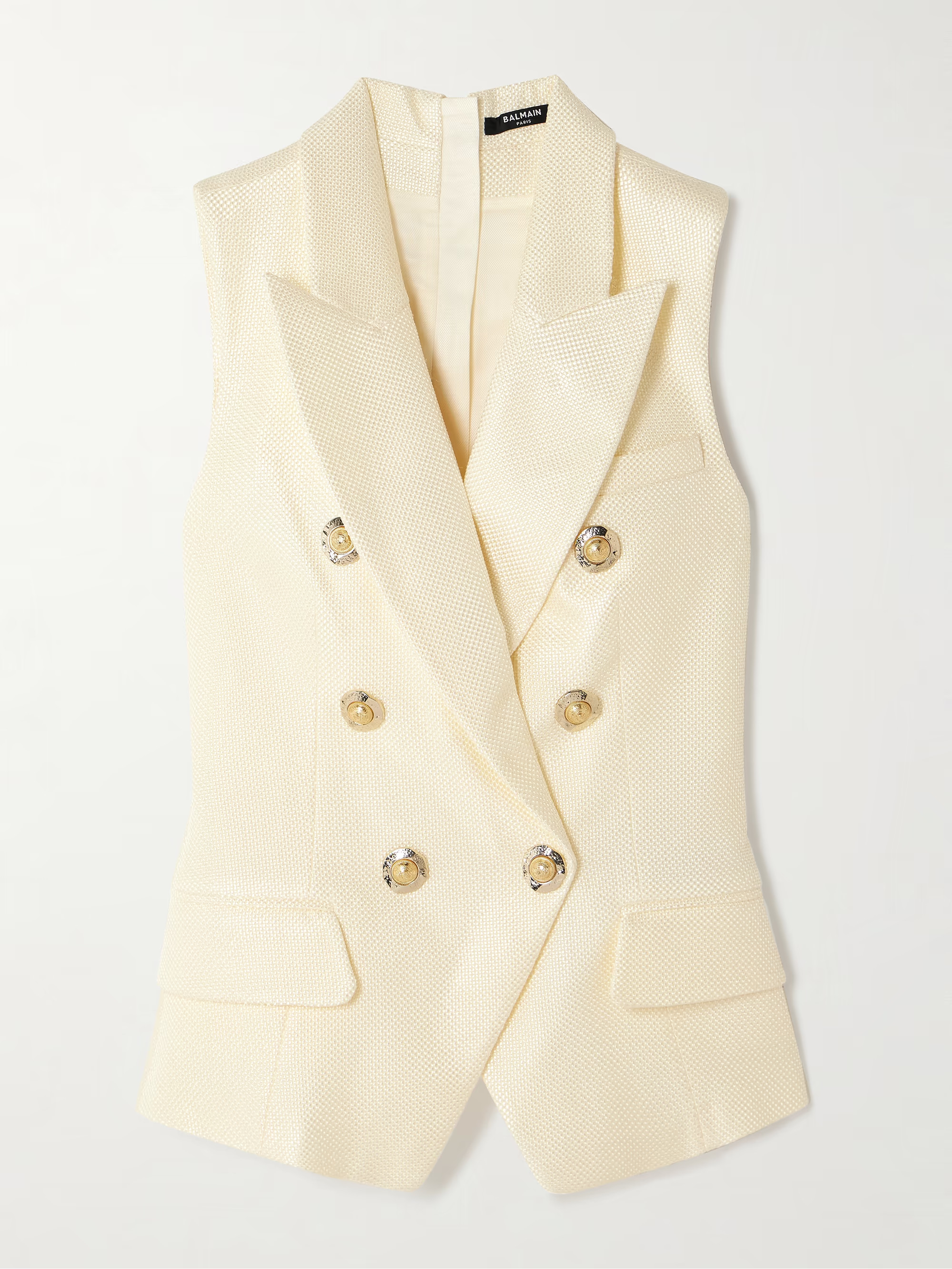 Button-embellished jacquard  vest | NET-A-PORTER APAC