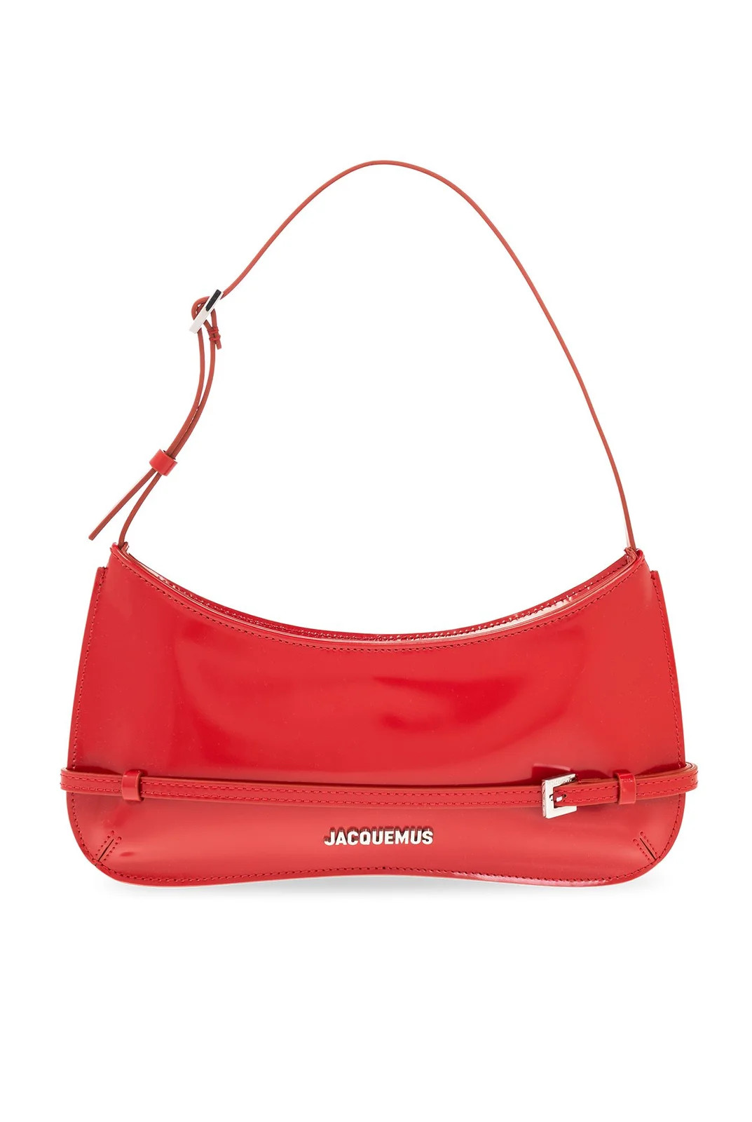 Jacquemus Le Bisou Ceinture Patent Shoulder Bag | Cettire Global