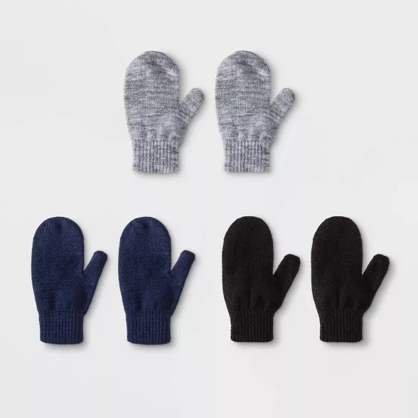 Toddler Boys' 3pk Magic Mittens - Cat & Jack™ One Size | Target