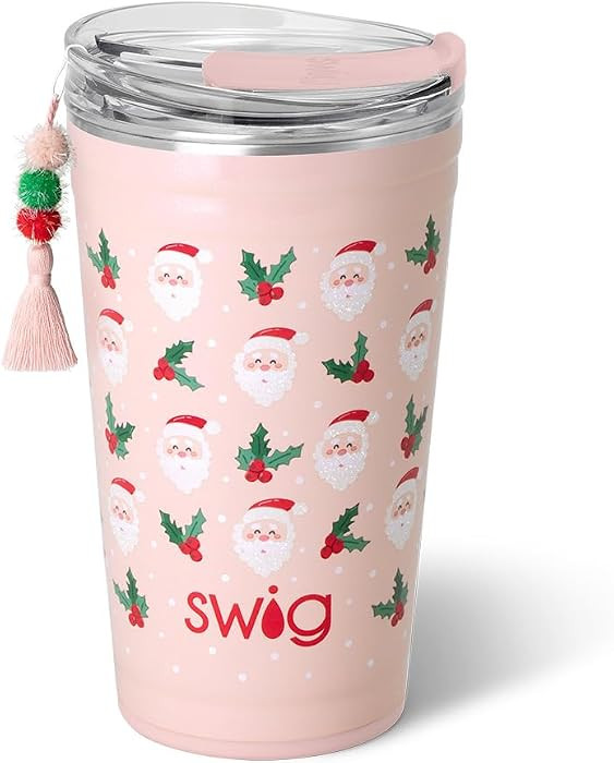 Swig Life 24oz Party Cup, Stackable Insulated Travel Coffee Tumbler with EZ Slider Lid, Cup Holde... | Amazon (US)