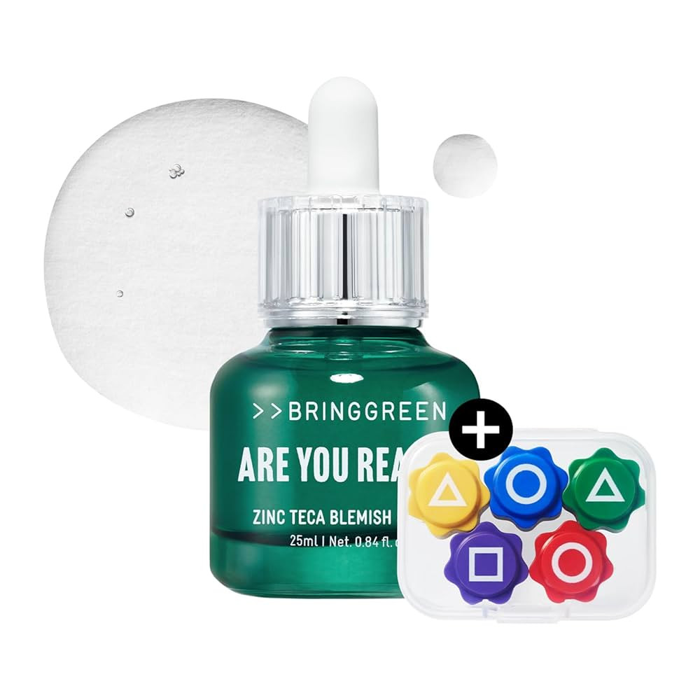 BRING GREEN X NETFLIX SQUID GAME Edition Zinc Teca Serum 25mL | Calming Serum for Skin Soothing &... | Amazon (US)