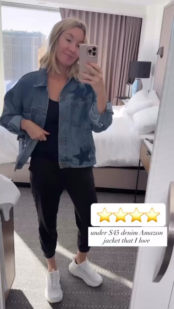 Under $45 denim jacket from Amazon! I love the stars it’s giving so many Free People vibes! 

#LTKootd #LTKmomlife #LTKgrwm