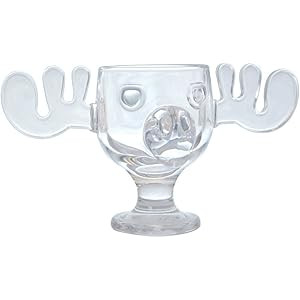 Officially Licensed National Lampoons Christmas Vacation Glass Moose Mug - SINGLE Mug | Amazon (US)