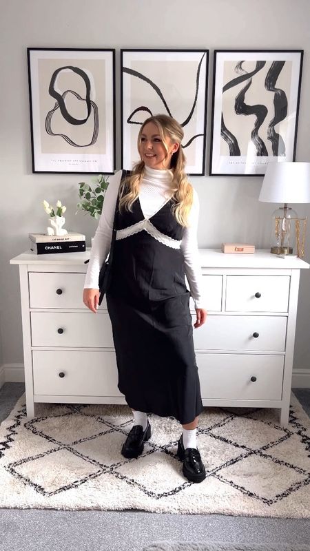 Phoebe Buffay outfit idea 

#LTKxSpaceNK 

Spring outfit, layered outfit, slip dress, chunky loafers

#LTKbeauty #LTKstyletip #LTKmidsize