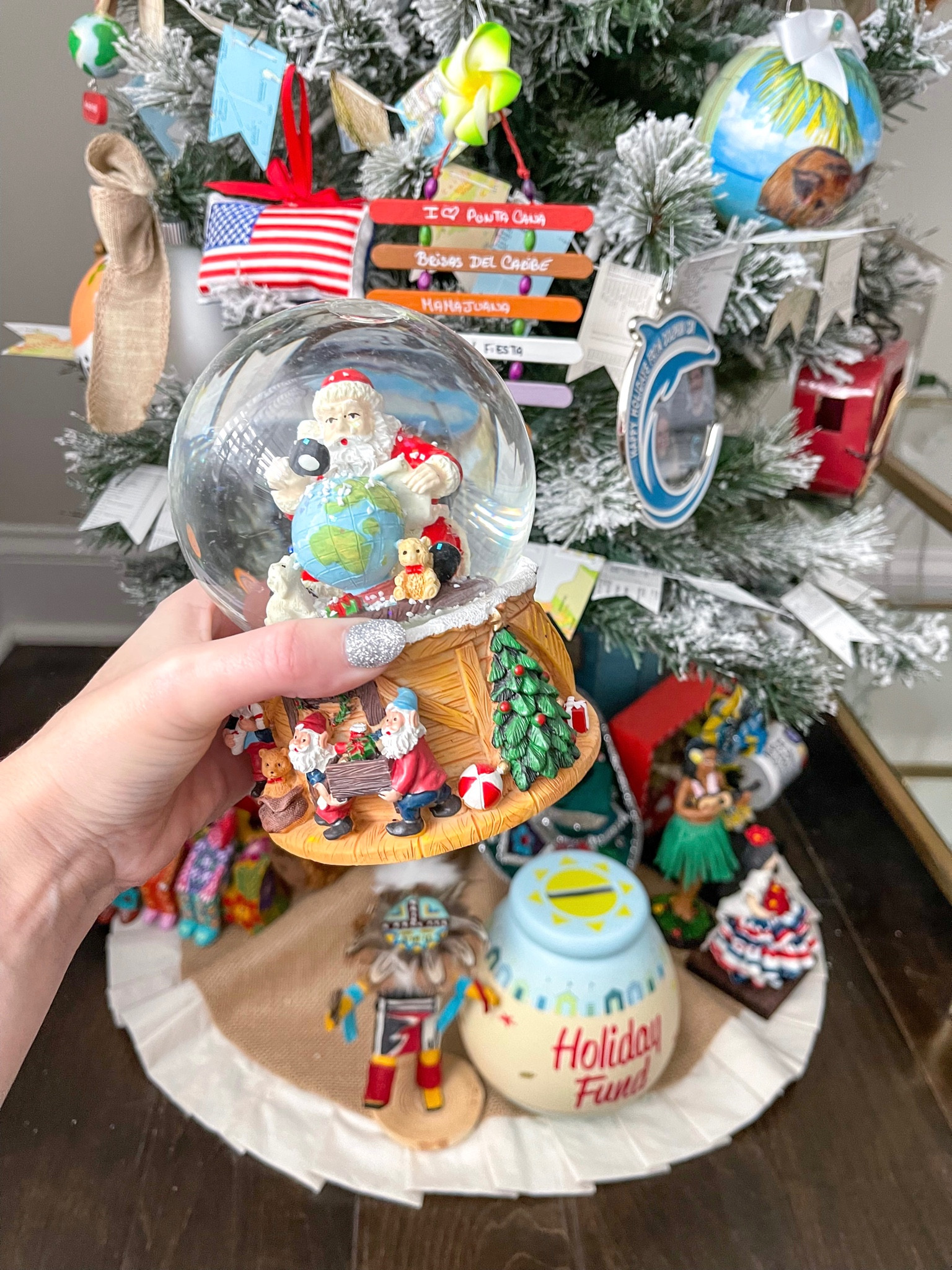 Travel themed Christmas tree! My souvenir each vacation is a Christmas ornament!

Christmas tree, slim Christmas tree, garland, Christmas ornaments, snow globe

#LTKHoliday #LTKhome #LTKSeasonal