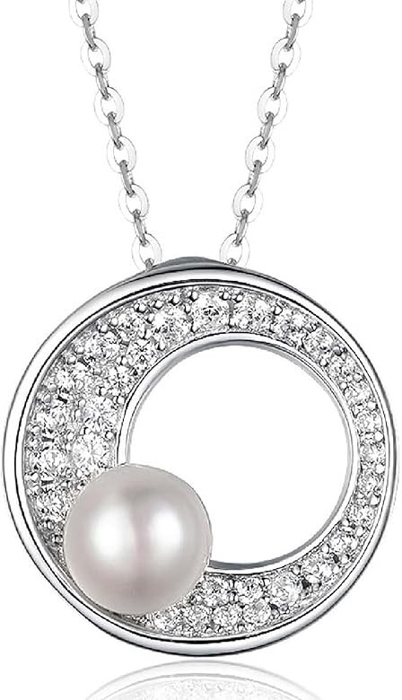 boya Heart Pendant Moissanite Necklace for Women, Gold Plated 925 Sterling Silver, Jewelry for Wi... | Amazon (US)