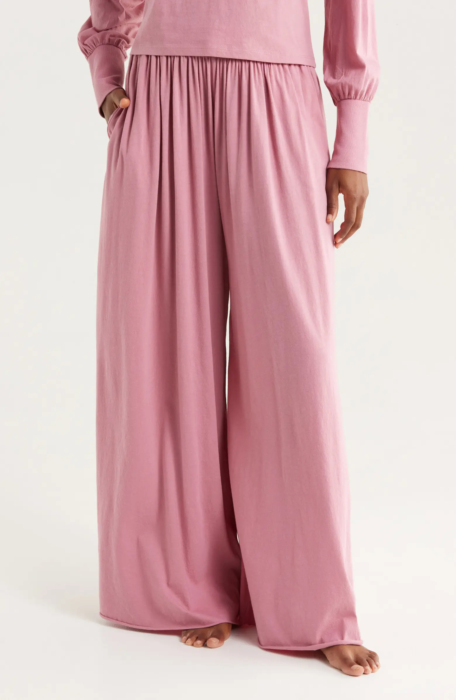 Lunya Organic Pima Wide Leg Lounge Pants | Nordstrom | Nordstrom