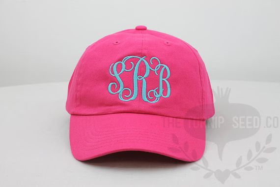Ladies' Monogram Baseball Cap - Custom Color Hat and Embroidery. | Etsy (US)