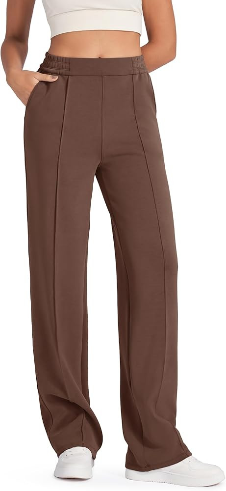 G4Free Smoofit Modal Soft Women Wide Leg Sweatpants Yoga Pants Casual Lounge Trousers Short/Petit... | Amazon (US)