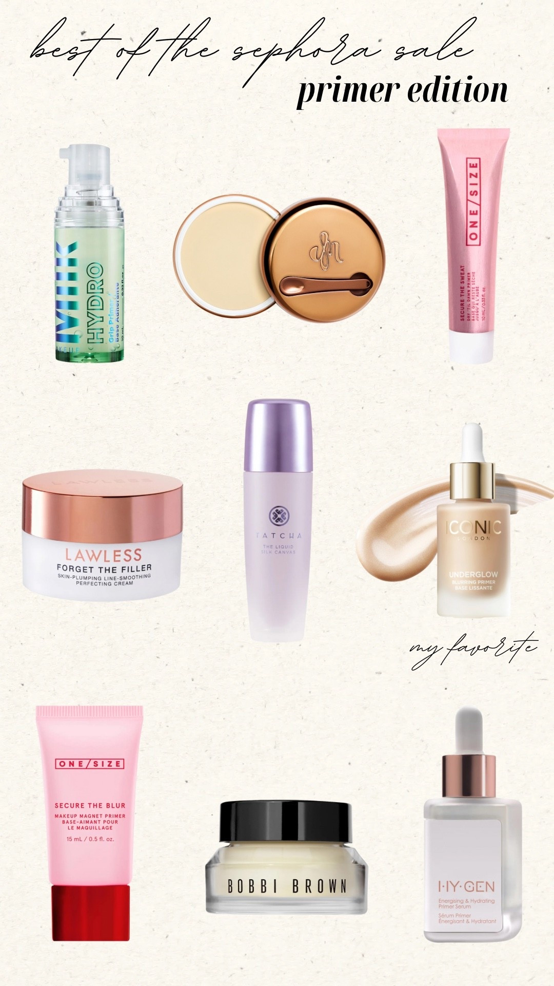 Sephora sale: primer edition

#LTKBeauty #LTKSaleAlert